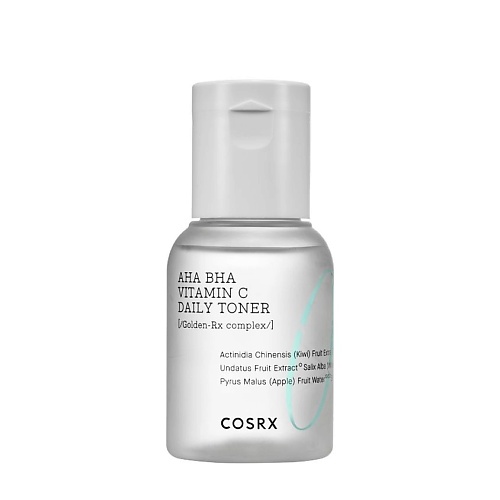 фото Cosrx тонер для лица с aha/bha кислотами и витамином с refresh aha bha vitamin c daily toner