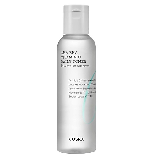 фото Cosrx тонер для лица с aha/bha кислотами и витамином с refresh aha bha vitamin c daily toner