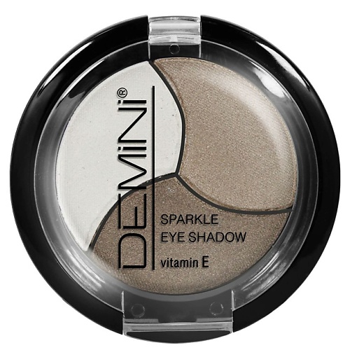 фото Demini тени для век sparkle eye shadow тройные с витамином е