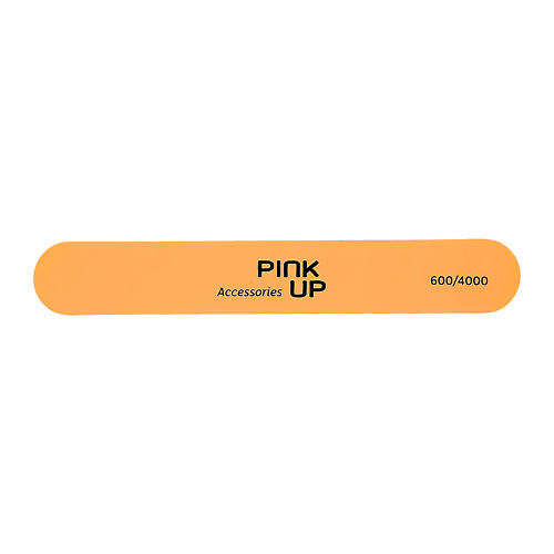 PINK UP Пилка полировочная для ногтей ACCESSORIES 600/4000 грит африканские косы accessories двух ные в26 1 шт