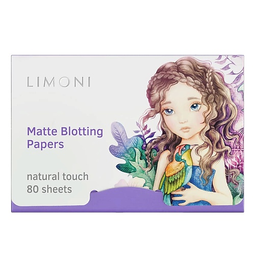 фото Limoni матирующие салфетки для лица c зеленым чаем matte blotting papers