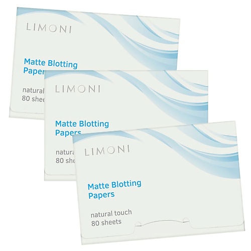 фото Limoni матирующие салфетки для лица c зеленым чаем matte blotting papers