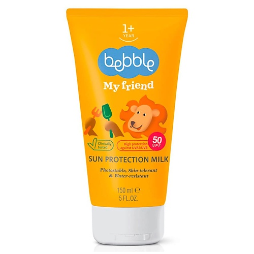 фото Bebble молочко солнцезащитное bebble my friend spf 50