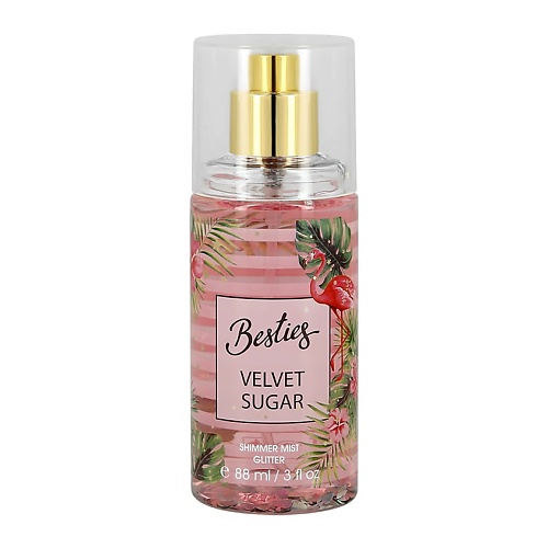 фото Besties парфюмированный мист для тела shimmer mist velvet sugar