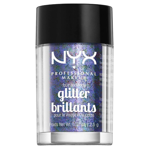 NYX Professional Makeup Глиттер для лица и тела. FACE & BODY GLITTER NXP366100 - фото 1