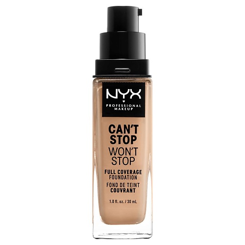 фото Nyx professional makeup тональная основа с плотным покрытием. can't stop won't stop full coverage foundation