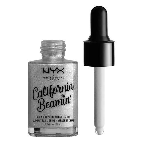 фото Nyx professional makeup жидкий хайлайтер для лица и тела california beamin' face and body liquid highlighter