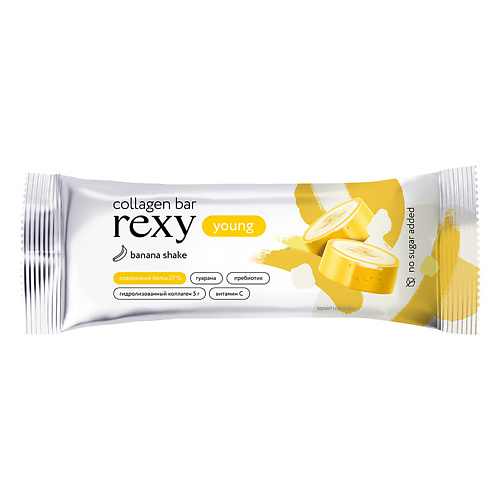 PROTEIN REX Батончик с высоким содержанием белка со вкусом «Банановый шейк» protein rex батончик с высоким содержанием протеина ягодный пай