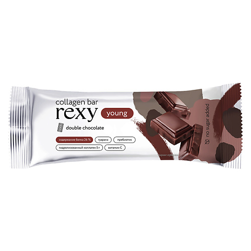 PROTEIN REX Батончик с высоким содержанием белка со вкусом «Двойной шоколад» protein rex батончик с высоким содержанием протеина ягодный пай