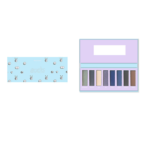 фото Soda eyeshadow palette #unicornluv тени для век unicorn squad