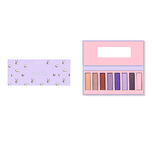 фото Soda eyeshadow palette #unicornluv тени для век unicorn squad