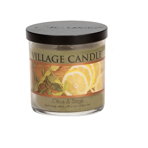 фото Village candle ароматическая свеча "citrus & sage", стакан, маленькая