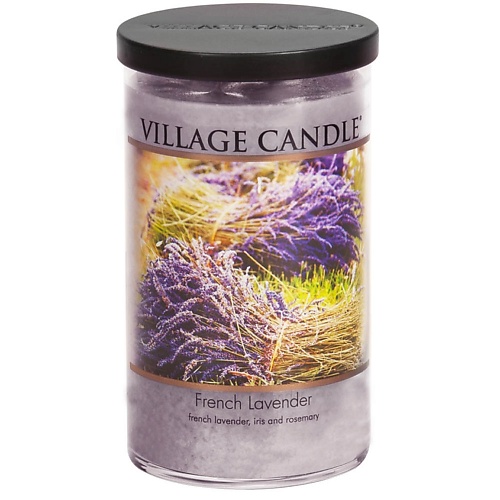 фото Village candle ароматическая свеча "french lavender", стакан, большая