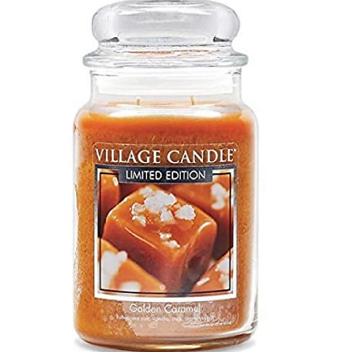 фото Village candle ароматическая свеча "golden caramel", большая