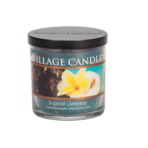 фото Village candle ароматическая свеча"tropical getaway", стакан, маленькая